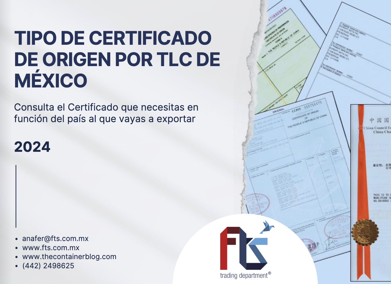 Formatos de Certificados de Origen México